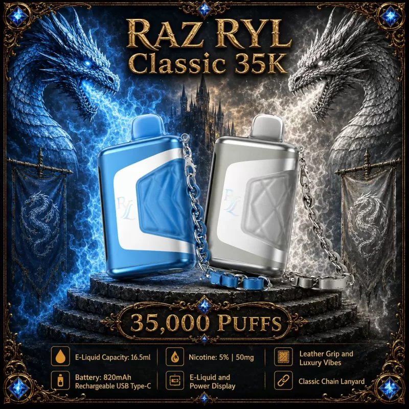 RAZ RYL Classic 35K - Icy Mint - Vapeciga