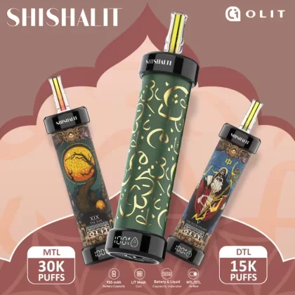 OLIT Shishalit 30K Disposable E-Hookah Device - 30000 Puffs - Arabic Edition / Lush Ice