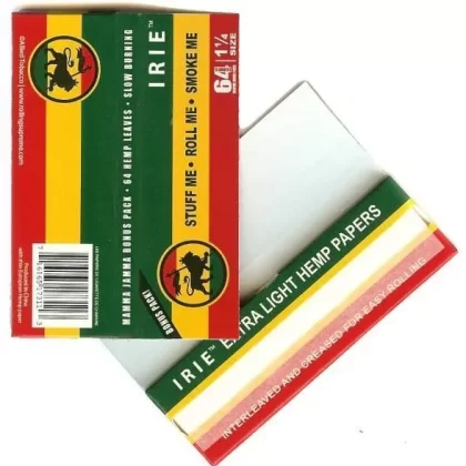 Irie Light Hemp Paper – 3 Pack - Size#1 1/4>King Size