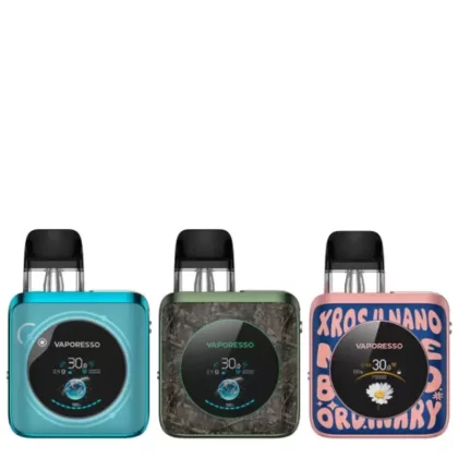 Vaporesso Xros 4 Nano Pod Kit - Color#Word-pop Yellow>Word-pop Blue>Race Track>Camouflage>Aquamarine>Twilight Purple>Titanium Silver>Graphite Black