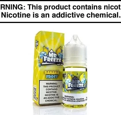 BANANA FROST BY MR. FREEZE SALTS 30ML - Vapejuice