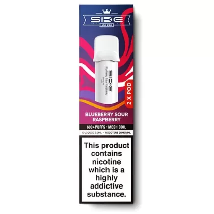 Blueberry Sour Raspberry SKE 600 Pro Pods - 20 mg/ml, 10 mg/ml