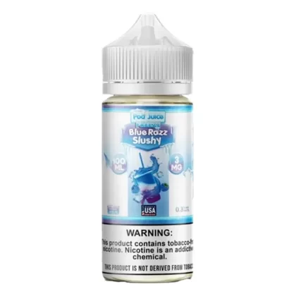Pod Juice – Blue Razz Slushy Freeze – 100mL - Vape Product