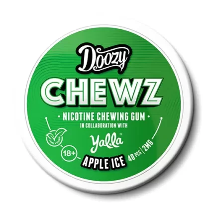 Doozy Chewz Nicotine Gum - Apple Ice, Cool Mint