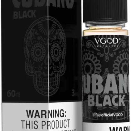 Vgod Cubano Black 60Ml - Nicotine Level#3%>6% (115E61)