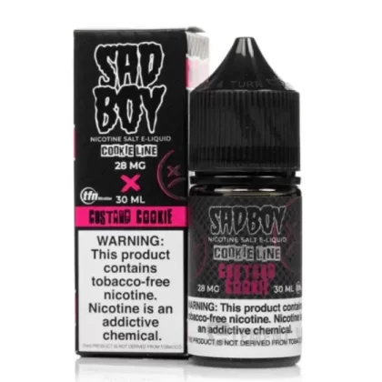 Custard Cookie Nicotine Salt by SadBoy - Size#30ml~Color#28MG>48MG