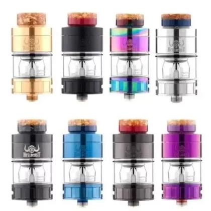 Hellvape Hellbeast Hybrid Vape Tank - Colour#Blue>Gunmetal>Matte Full Black>Rainbow>Stainless Steel