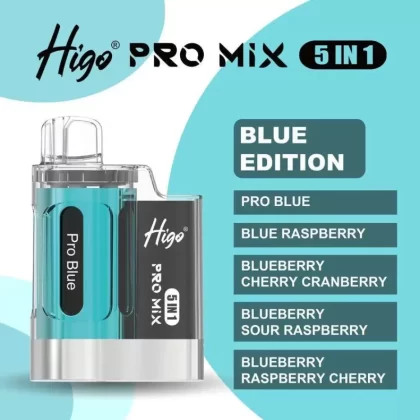 Higo Pro Mix 5 in 1 Disposable Vape Kit - Fruits Edition Pack of 5