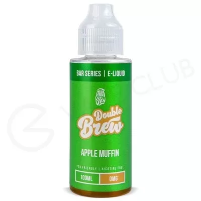 Apple Muffin Shortfill E-Liquid by Double Brew Bars Series 100ml