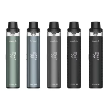 Joyetech EVIO M Pro Pod System Kit 1100mAh 30W - Color#Blue>Gray>Green>Black>Carbon Fiber Black (E97724)