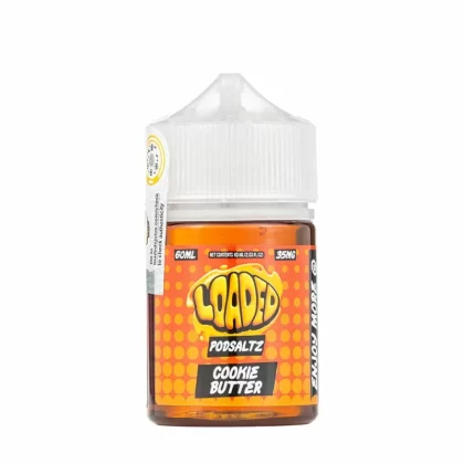 Loaded Podsaltz – Cookie Butter 60mL – Ready-to-Vape Dessert
