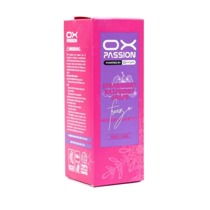 Ox Passion Freeze – Strawberry Raspberry Grape 30ml (35/55mg) - Vape Product, Vape Product