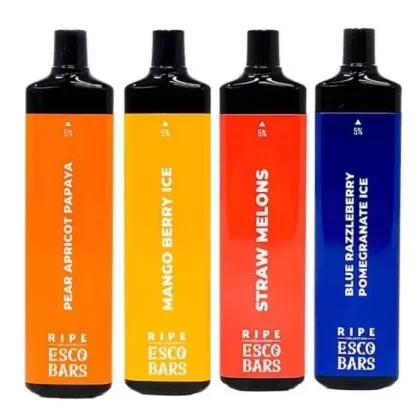 Esco Bars Ripe X Mega Vape - Pack Count#Single Pack~Flavor#Banana Berry Punch>Mango Berry Ice~Nicotine#50MG