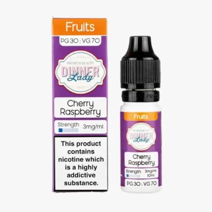 Cherry Raspberry 70/30 E-Liquid by Dinner Lady - 6mg
