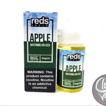 Watermelon Red’s Apple ICED E-Juice by 7 Daze 60mL