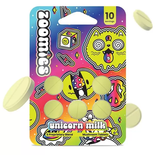 Zoomies Nootropic Mushroom Tablets – 5 Count