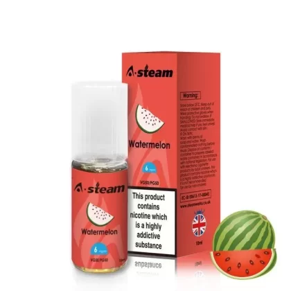 Watermelon 50/50 Eliquid 10ml by Steam