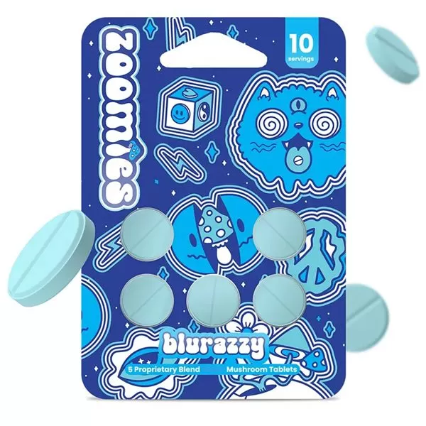 Zoomies Nootropic Mushroom Tablets – 5 Count - Image 3