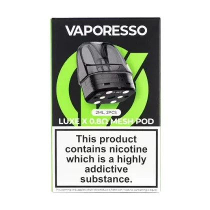 VAPORESSO LUXE X Kit REPLACEMENT PODS 0.4Ohm / 0.8 Ohm 2ml