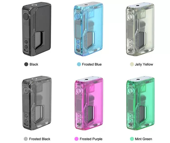 Vandy Vape Pulse V3 95W SQUONK MOD - Color#Black>Frosted Blue>Jelly Yellow>Frosted Black>Mint Green>Frosted Purple