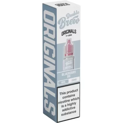 OHM BREW DOUBLE BREW ORIGINALS BLUEBERRY BG 10ML NIC SALT E-LIQUID