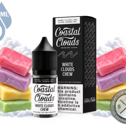 White Clouds Chew Coastal Clouds Salt 30ml - Vape Product, Vape Product