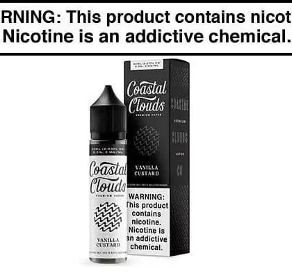 VANILLA CUSTARD BY COASTAL CLOUDS TFN 60ML - Vapejuice