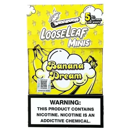 LooseLeaf Mini’s Banana Dream - Product#Banana~Packaging#8 Packs of 5>Single Pack of 5