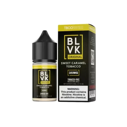 BLVK SALT - TBCO Series - Caramel (Sweet Tobacco) - 30ML E-Liquid - 50MG