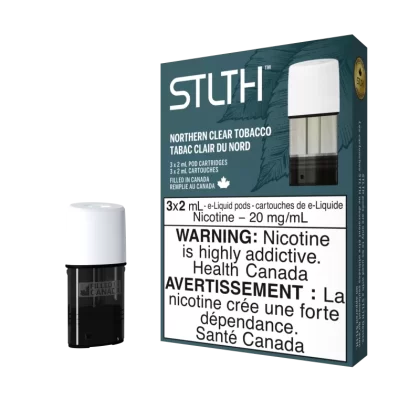 STLTH Pod Pack - Northern Clear Tobacco - 20 mg/mL (wholeseller) - Excise NB, 20 mg/mL (wholeseller) - Excise PE (F60CF1)