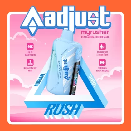 adjust myrusher 40K Puff Disposable Device - 40,000 Puffs - Sour Fcuking Fab