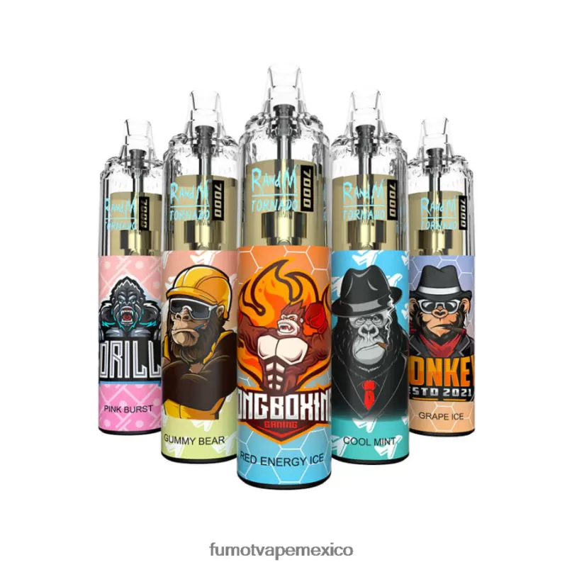 Fumot Tornado Pluma vaporizador desechable 0% 7000 14 ml (1 pieza) estallido del hielo H0XPTX519 Fumot Flavors - Fumotvapemexico - Image 2
