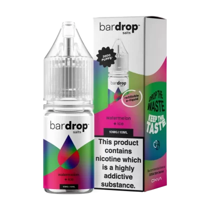 Watermelon Ice Nic Salt by Bar Drop - 10mg