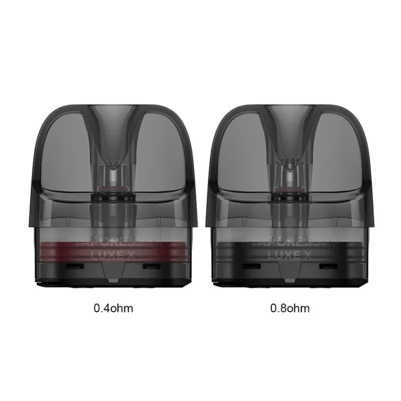 Vaporesso Luxe X Pod Cartridge COREX 2.0 Version for LUXE X / LUXE XR / LUXE XR Max / LUXE X PRO / LUXE X2 / LUXE X3 Kit 5ml 2pcs/pack - Dual Mesh 0.4ohm