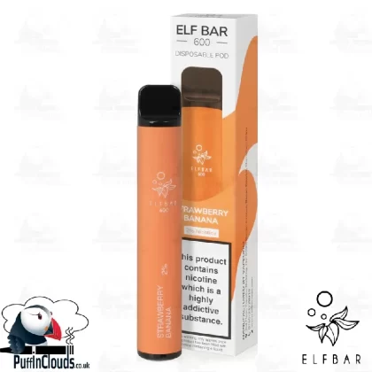Strawberry Banana ELFBAR 600 Disposable Pod