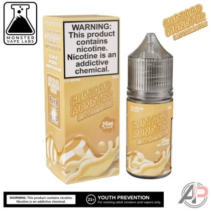 Butterscotch Salt Nicotine By Custard Monster Vape Labs 30mL