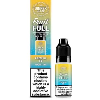 PINEAPPLE ICE BAR SALTS DINNER LADY FRUIT FULL 10ML E-LIQUID