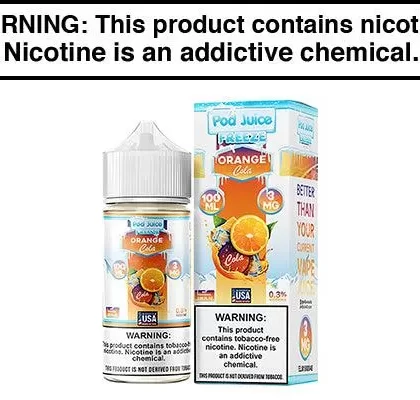 ORANGE COLA FREEZE BY POD JUICE 100ML - Vapejuice