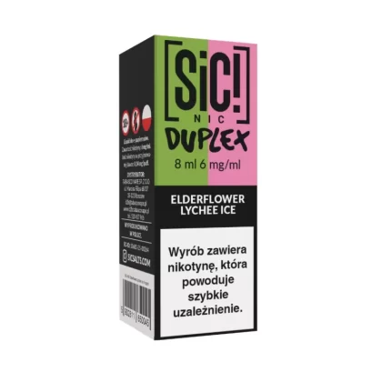 Liquid SIC! NIC 8ml 6mg Elderflower Lychee Ice – Duplex