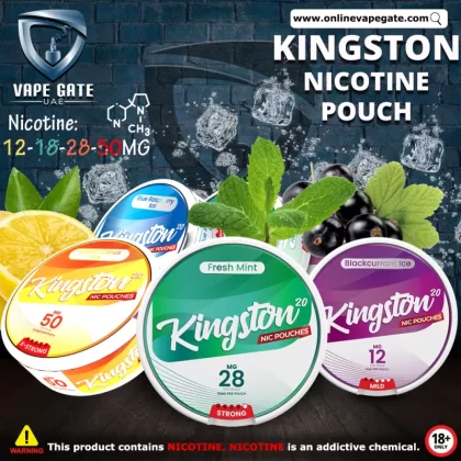 Kingston Nicotine Pouches - 18 mg / Blackcurrant Ice