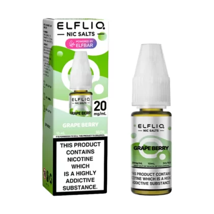 Elf Bar Elfliq Grape Berry E Liquid 10ml - 5mg