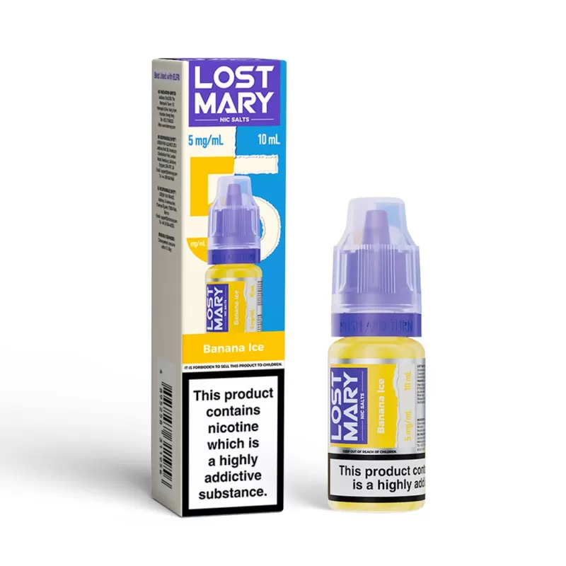 Lost Mary Nic Salt E-liquid 5mg - Grape Ice - Image 2