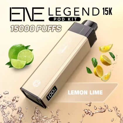Lemon Lime Elux Legend 15K Puff Prefilled Pod Kit – £6.89