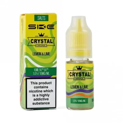 SKE Crystal Lemon & Lime Nic Salt E Liquid – Original Series (10ml)
