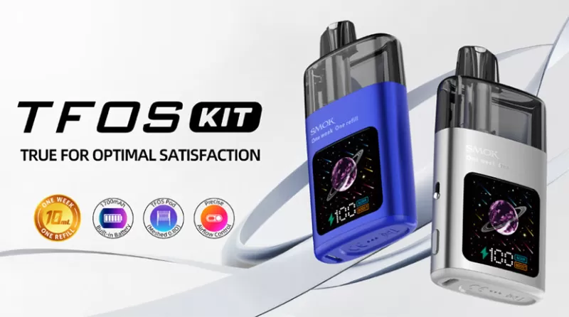 SMOK TFOS Pod Kit 1700mAh - Red - Image 3