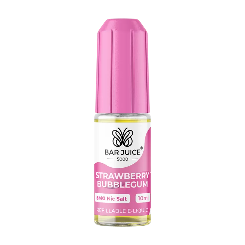 Strawberry Bubblegum Nic Salt by Bar Juice 5000 - 20mg - Vape Product (C52115)