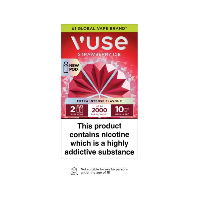 Vuse Intense Refill Pack 20mg (2.0%) - Vape Co - Image 3