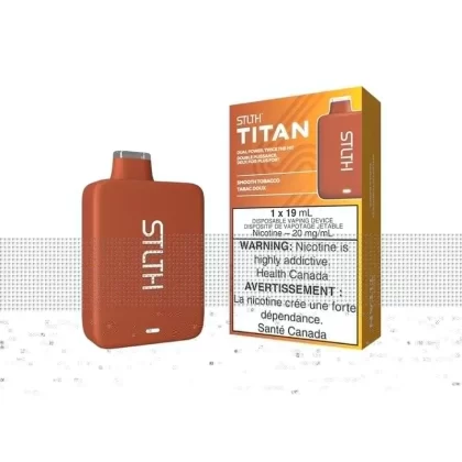 STLTH TITAN Disposable Vape – Smooth Tobacco
