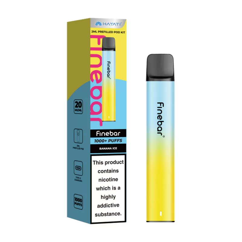 Hayati Finebar Pod Kit - Blue Sour Raspberry - Image 2