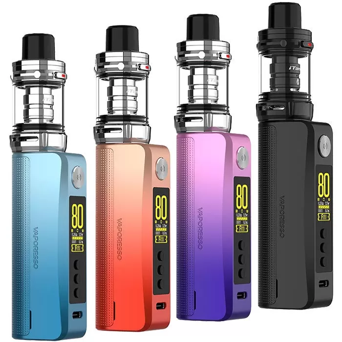 VAPORESSO GEN 80S STARTER KIT - Light Silver - Image 2